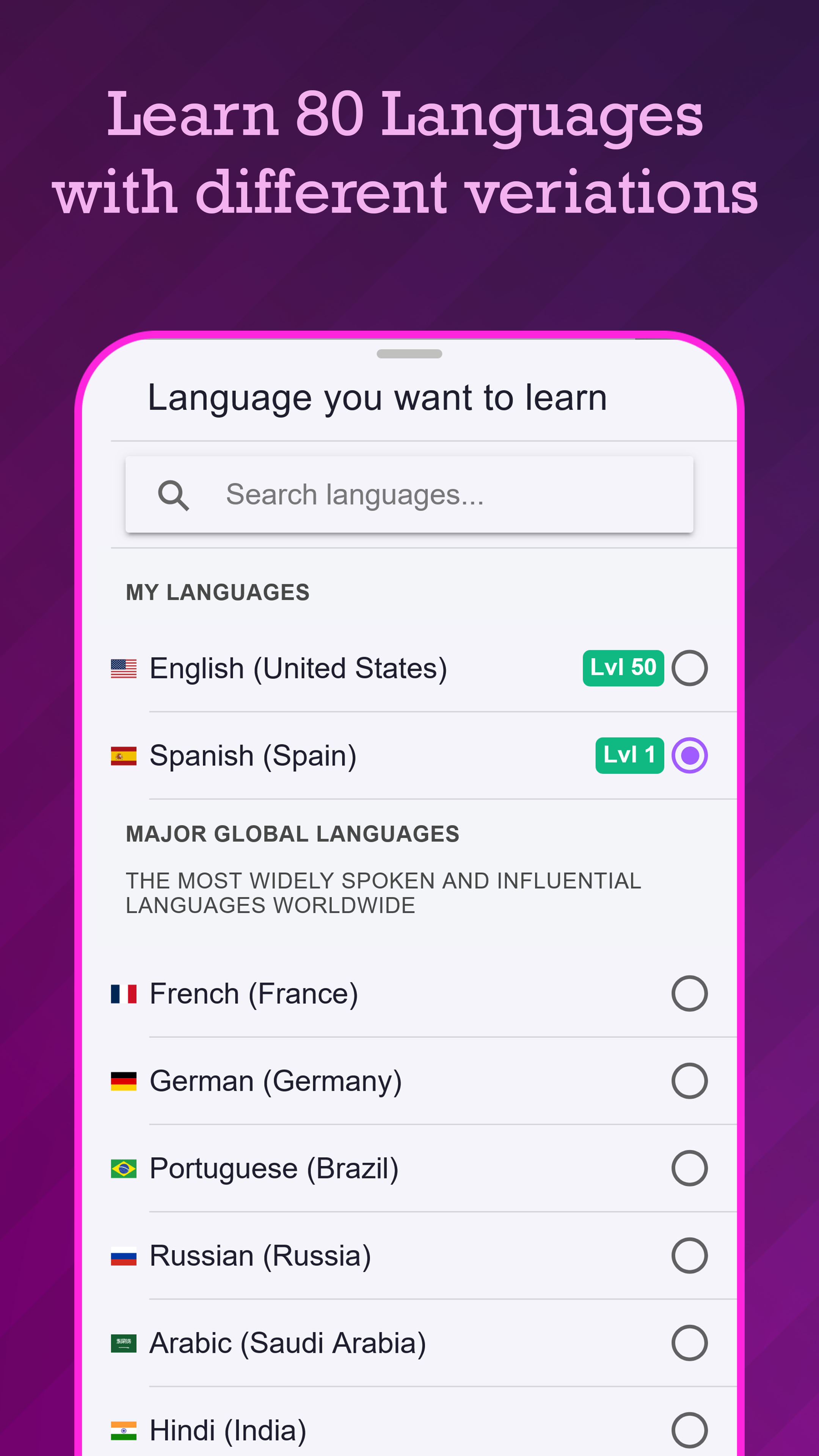 Lingato vocabulary system